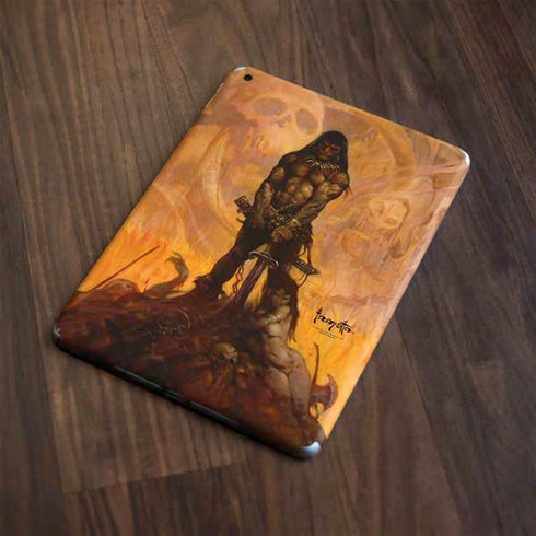 Barbarian by Frazetta Apple iPad Skin